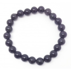 Bracelet Perles Obsidienne Oeil Céleste 8mm